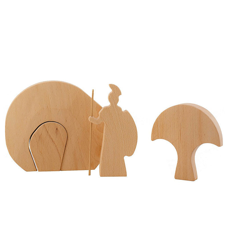 Paasdecoratie van Hout