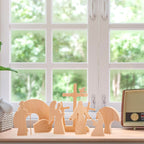 Paasdecoratie van Hout