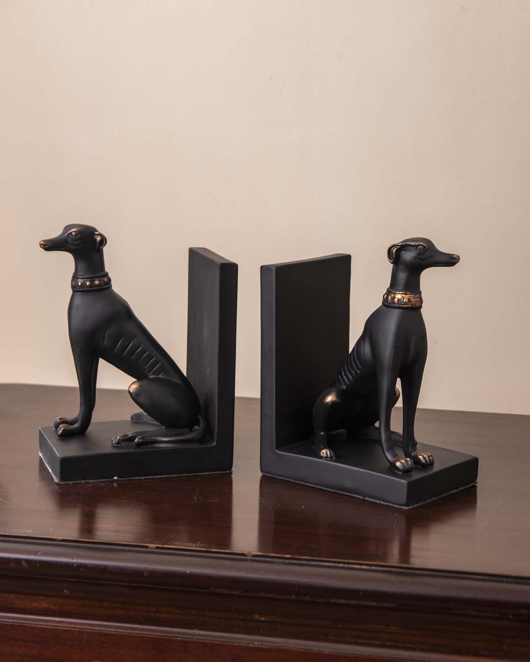Guard Dog Boekensteun Set - Zwart