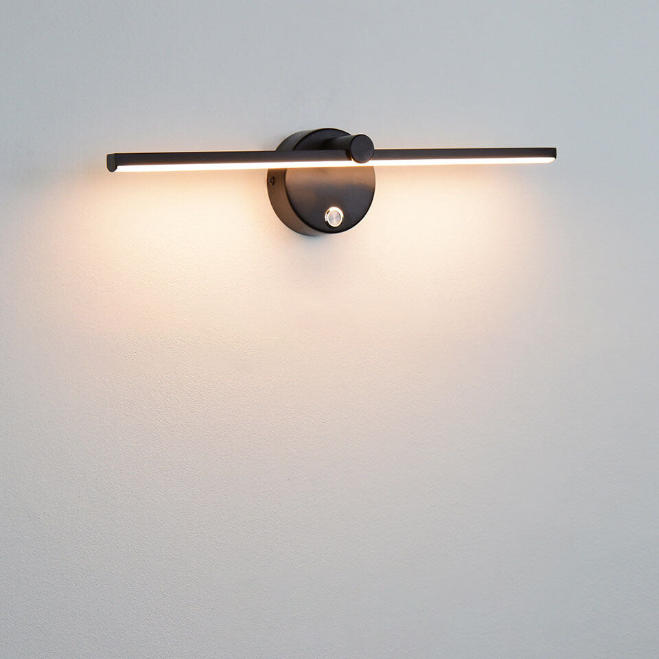 Nordic Minimalist Aluminium Lange Bar Schakelaar LED Spiegel Wandlamp | Troscana