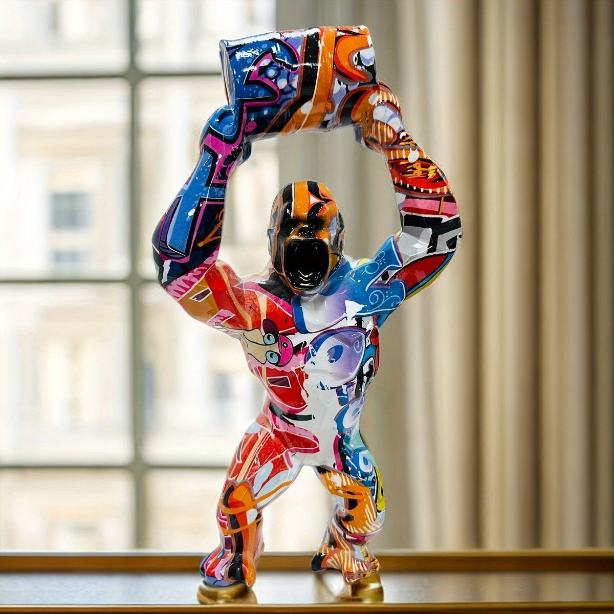 Luxe Graffiti Donkey Kong Vaatje Sculptuur