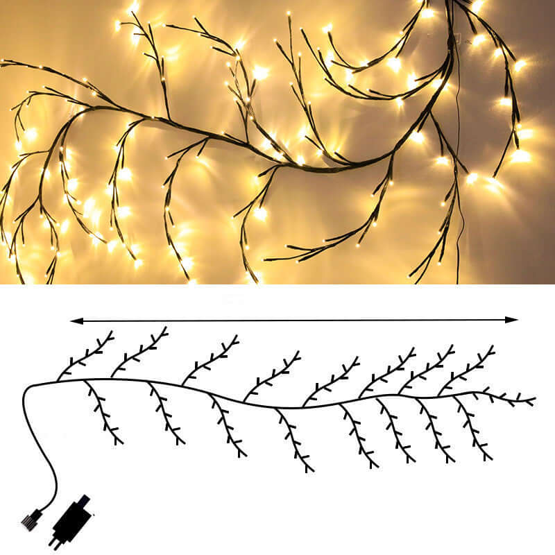LED Licht Snoer Arrangement Gekleurde Licht Riet Kamer Decoratieve Verlichting