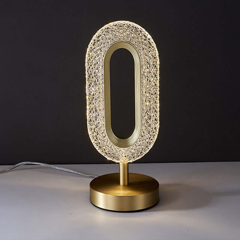 Acryl Tafellamp Met Led Kristal Licht