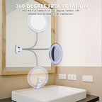 10x Zoom LED Make-up Spiegel