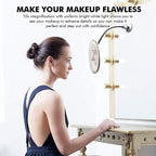 10x Zoom LED Make-up Spiegel