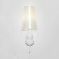 Tapered Wandlamp Verlichting Hedendaags Stof Wit/Zwart/Zilver LED Wandlamp, 6"/8"/10" Dia
