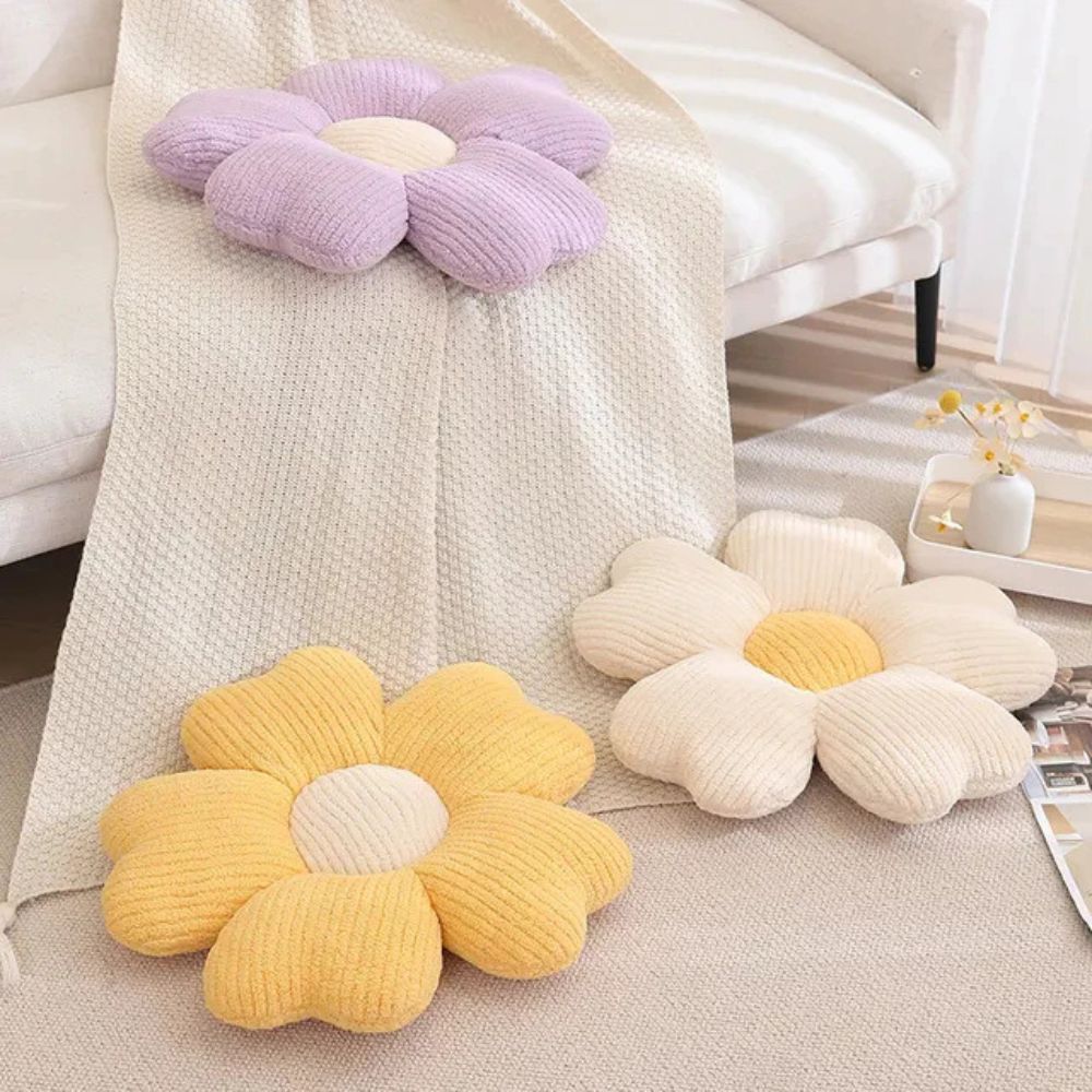 Flourish Flower-Shaped Cushion