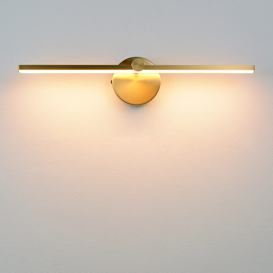 Nordic Minimalist Aluminium Lange Bar Schakelaar LED Spiegel Wandlamp | Troscana