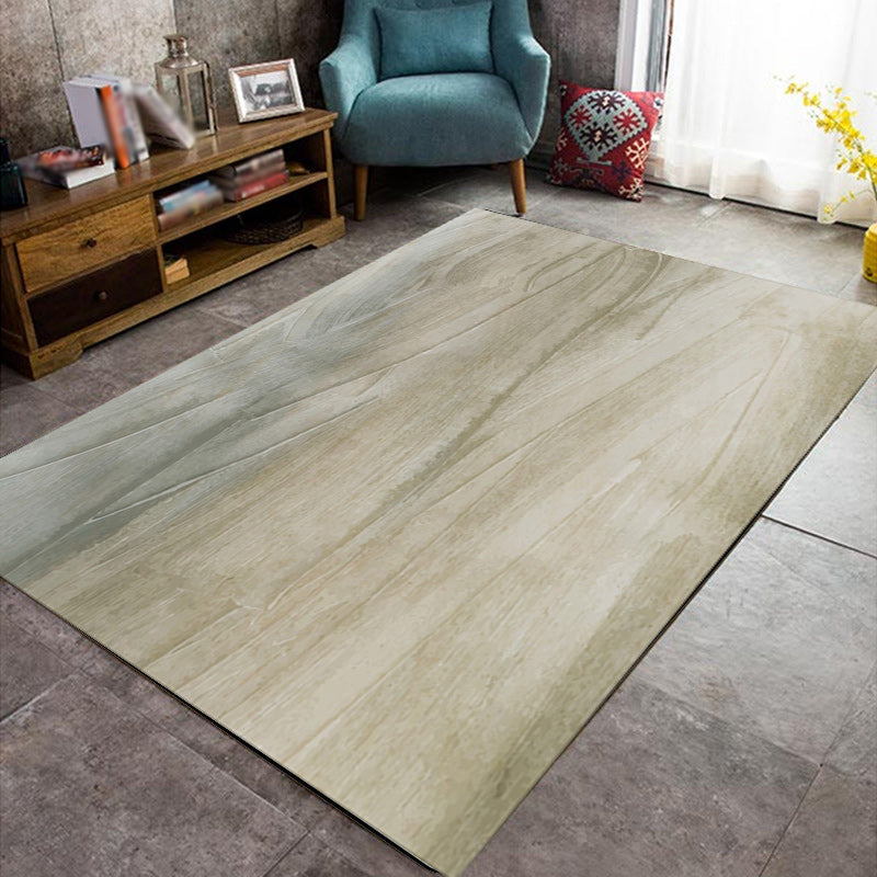 Modern vloerkleed voor de woonkamer in bruin abstract patroon tapijt polyester machinewasbaar antislip vloerkleed