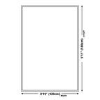 Modern vloerkleed voor de woonkamer in bruin abstract patroon tapijt polyester machinewasbaar antislip vloerkleed