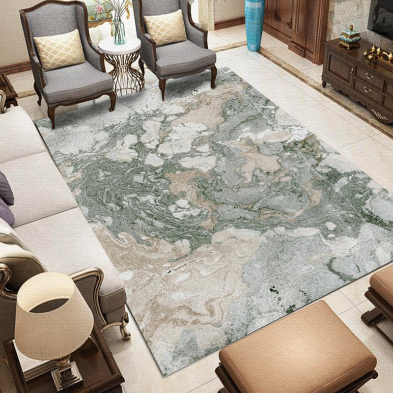 Roze en Grijze Slaapkamer Tapijt Moderne Abstracte Galaxy Patroon Tapijt Polyester Huisdier Vriendelijk Tapijt