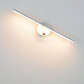Nordic Minimalist Aluminium Lange Bar Schakelaar LED Spiegel Wandlamp | Troscana