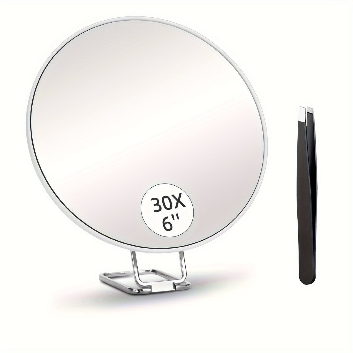 Troscana | Vergrotende Make-up Spiegel - 20X/10X Vergroting, Zuignap, Draagbaar