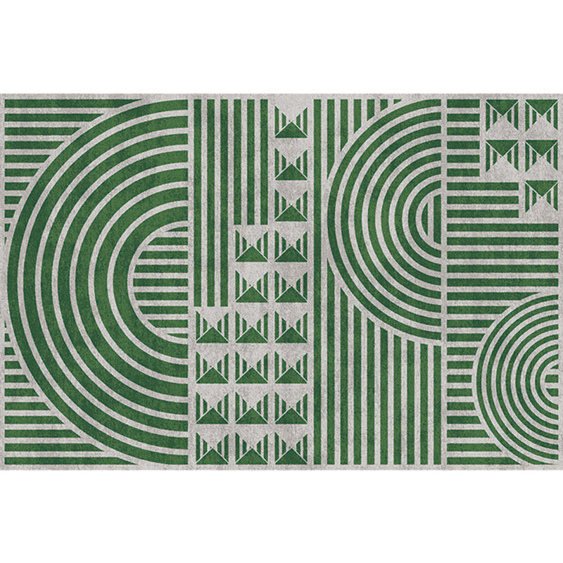 Creatief Modernistisch Tapijt Polyester Geometrisch en Streepmotief Tapijt Wasbaar Huisdiervriendelijk Antislip Tapijt voor de Woonkamer