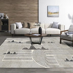 Stijlvolle Modernisme Tapijt Multicolored Gestreept Patroon Tapijt Huisdiervriendelijk Antislip Wasbaar Tapijt voor Decoratie