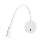 Verstelbare Cilinder Lezen Wandlamp Hedendaagse Silicoon en Metaal LED Zwart/Wit Wandlamp