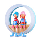 Cartoon Big O Wandlamp met Koppel Acryl Wandlamp voor Kinderkamer Restaurant