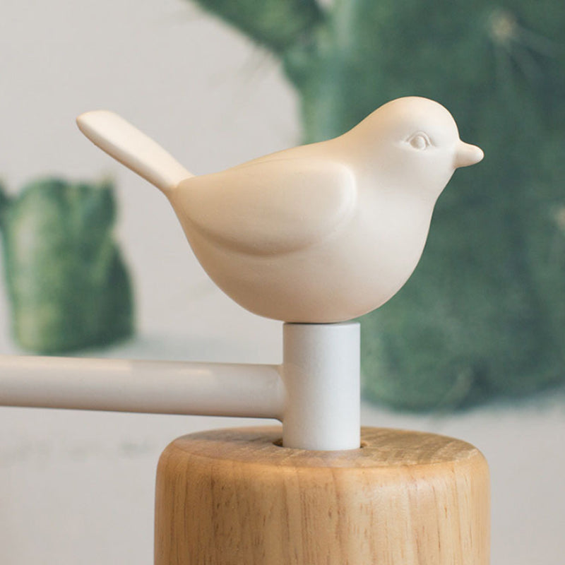 Noordse Style Wandlamp Koepel 1 Lamp Metaal & Hout Wandlamp met Vogel voor Kinderkamer