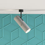 Tube Clothing Store Wandspot Cement Minimalistisch LED Wandlamp in Grijs met Draaibeugel