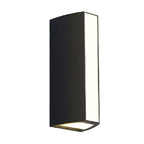 Zwarte Triangle Prism Wandlamp Moderne Metaal Klein/Middel/Groot LED Opbouw Wandlamp in Warm/Wit Licht