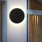 Ronde/Vierkante Inbouw Wandlamp Minimalistisch Aluminium Gang LED Wandlamp Licht in Zwart