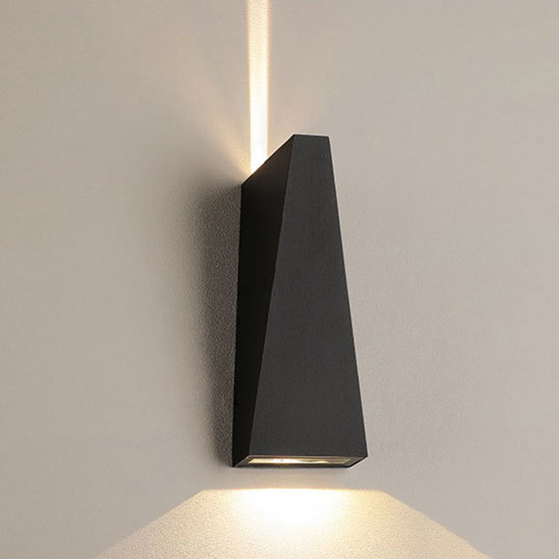 Cube/Driehoek/Cilinder Wandlamp Fixture Nordic Metaal Zwart Op en Neer LED Wandlamp voor Buiten