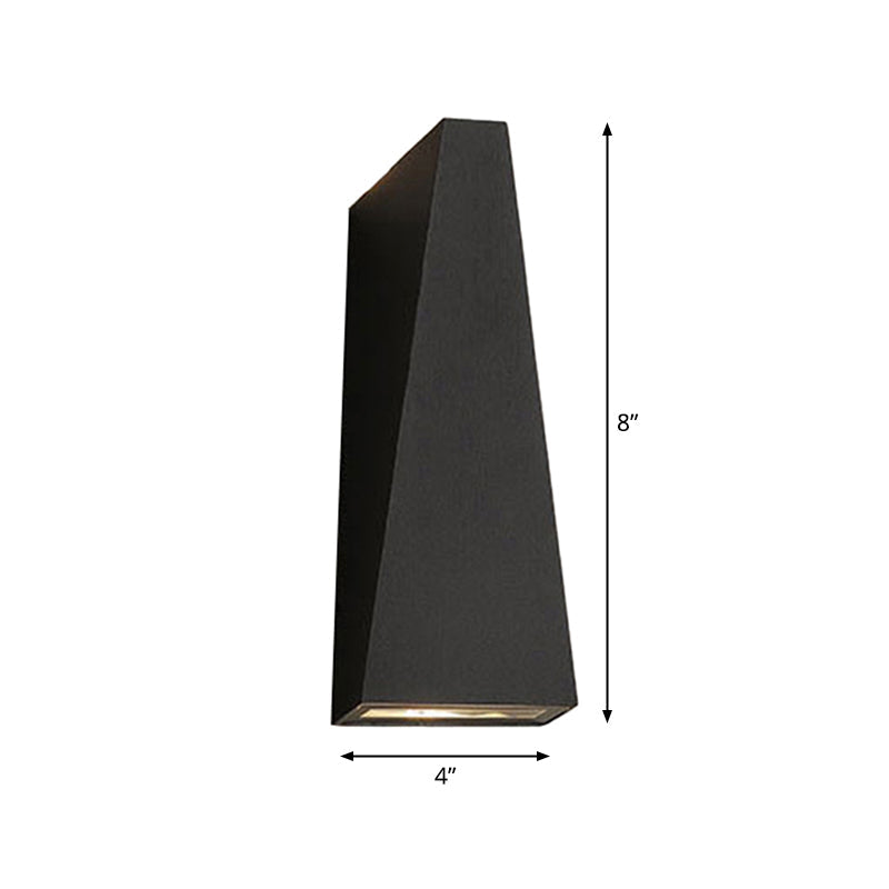Cube/Driehoek/Cilinder Wandlamp Fixture Nordic Metaal Zwart Op en Neer LED Wandlamp voor Buiten