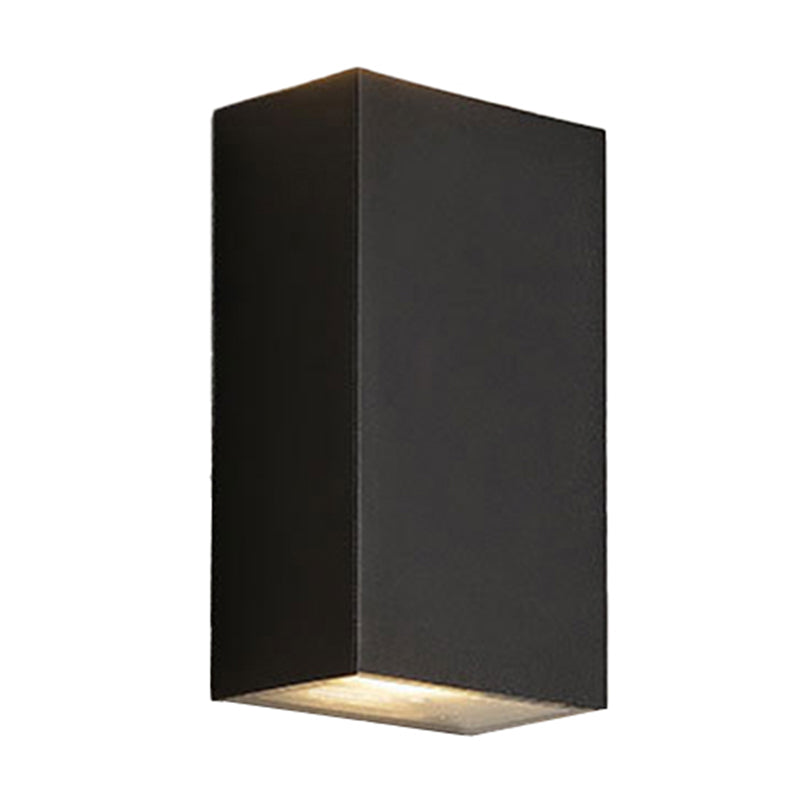 Cube/Driehoek/Cilinder Wandlamp Fixture Nordic Metaal Zwart Op en Neer LED Wandlamp voor Buiten
