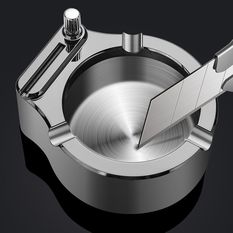 Retro Metalen Asbak, Aansteeklighter
