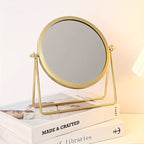 VintageGlow – Verstelbare Make-up Spiegel met IJzeren Frame