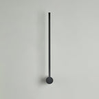 Slanke Tube Vormige Wandlamp Hedendaags Metaal Woonkamer LED Wandverlichting