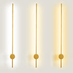 Slanke Tube Vormige Wandlamp Hedendaags Metaal Woonkamer LED Wandverlichting