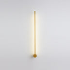 Slanke Tube Vormige Wandlamp Hedendaags Metaal Woonkamer LED Wandverlichting