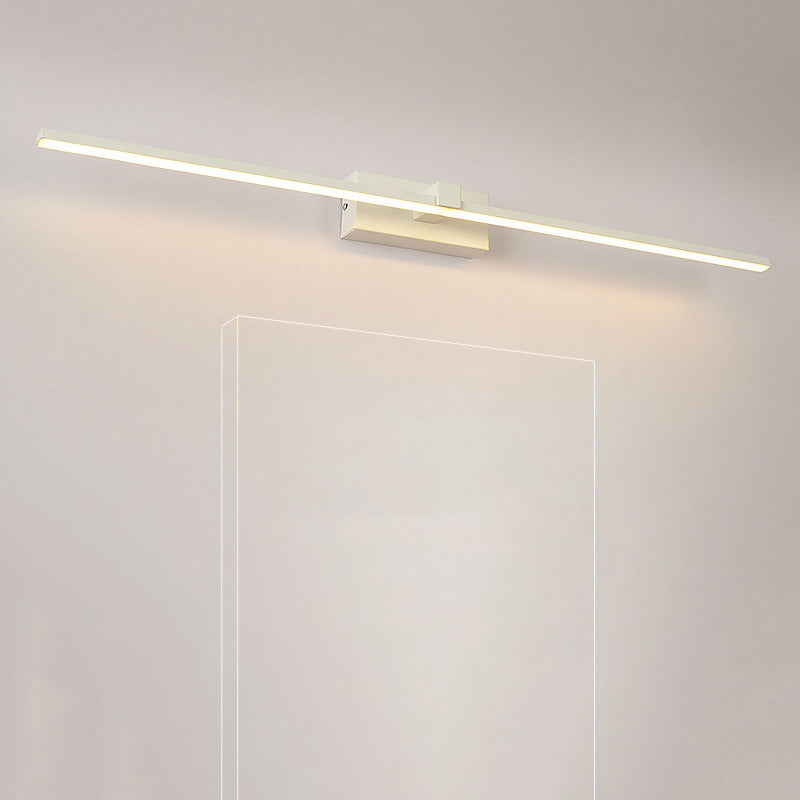 Lineaire Vormige Badkamer Wandlamp Licht Metalen Minimalistische LED Make-up Verlichting Ideeën
