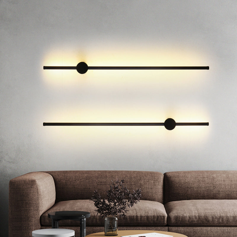 Draaibare Stick Wandlamp Verlichting Minimalistische Metaal Bedlamp LED Wandmontage Licht