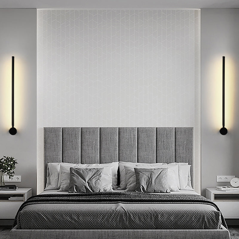 Draaibare Stick Wandlamp Verlichting Minimalistische Metaal Bedlamp LED Wandmontage Licht
