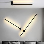 Draaibare Stick Wandlamp Verlichting Minimalistische Metaal Bedlamp LED Wandmontage Licht