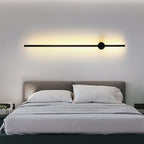 Draaibare Stick Wandlamp Verlichting Minimalistische Metaal Bedlamp LED Wandmontage Licht