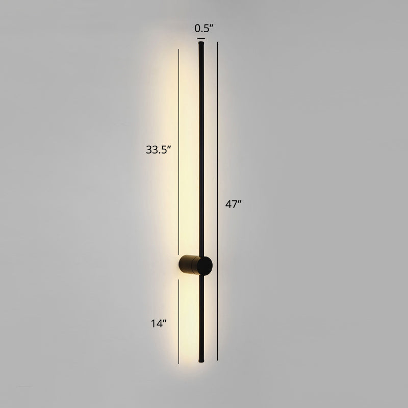 Draaibare Stick Wandlamp Verlichting Minimalistische Metaal Bedlamp LED Wandmontage Licht