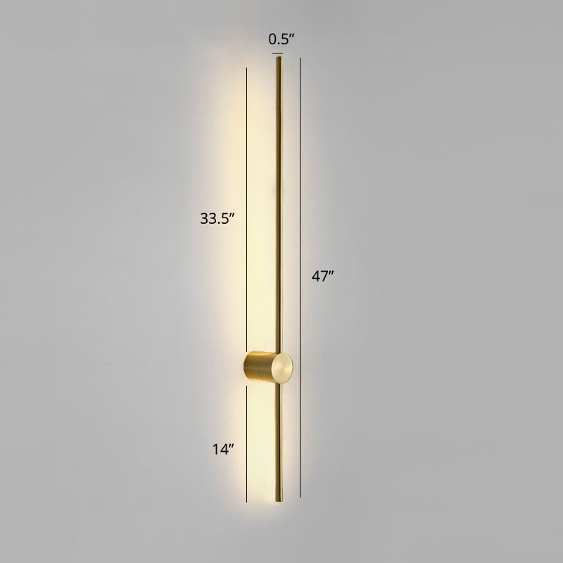 Draaibare Stick Wandlamp Verlichting Minimalistische Metaal Bedlamp LED Wandmontage Licht
