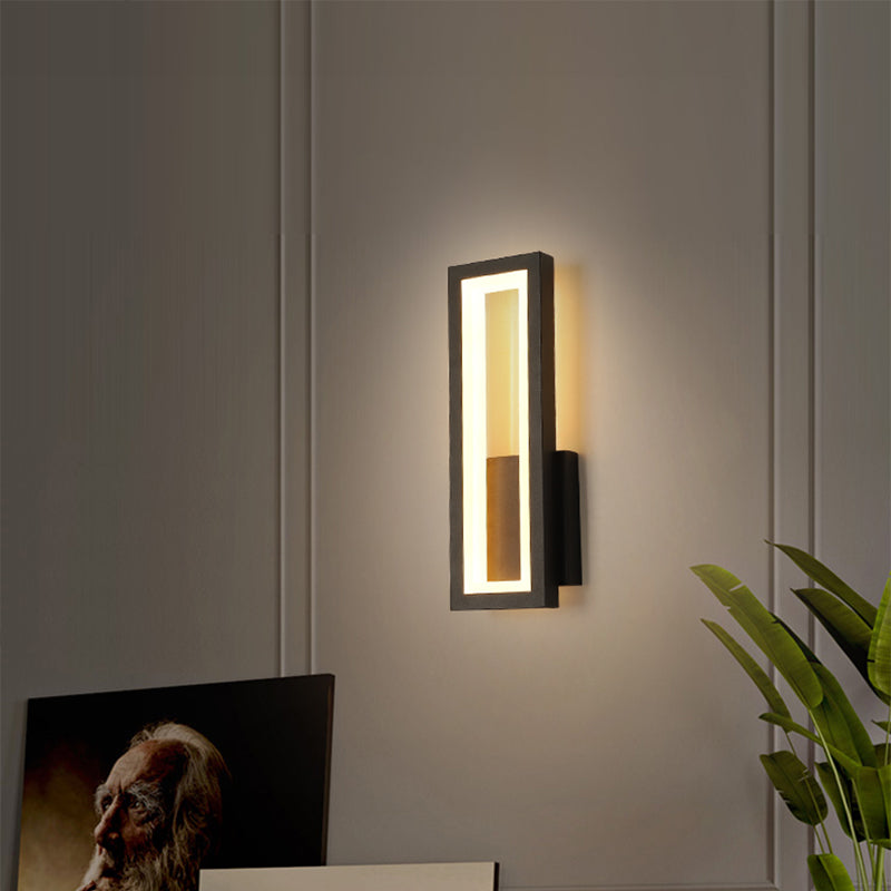 Minimalisme Rechthoekige Wandlamp Verlichting Metaal Entree LED Wandmontage Lichtarmatuur