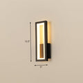 Minimalisme Rechthoekige Wandlamp Verlichting Metaal Entree LED Wandmontage Lichtarmatuur