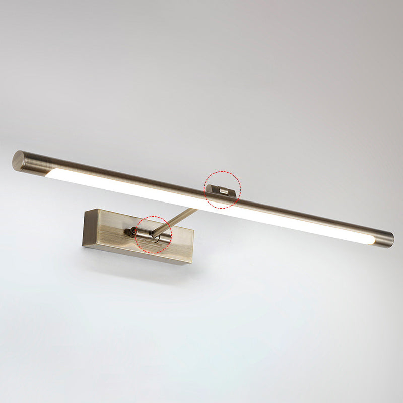 Tube LED Foto Licht Minimalistische Metalen Badkamer Vanity Wandlamp met Swingarm