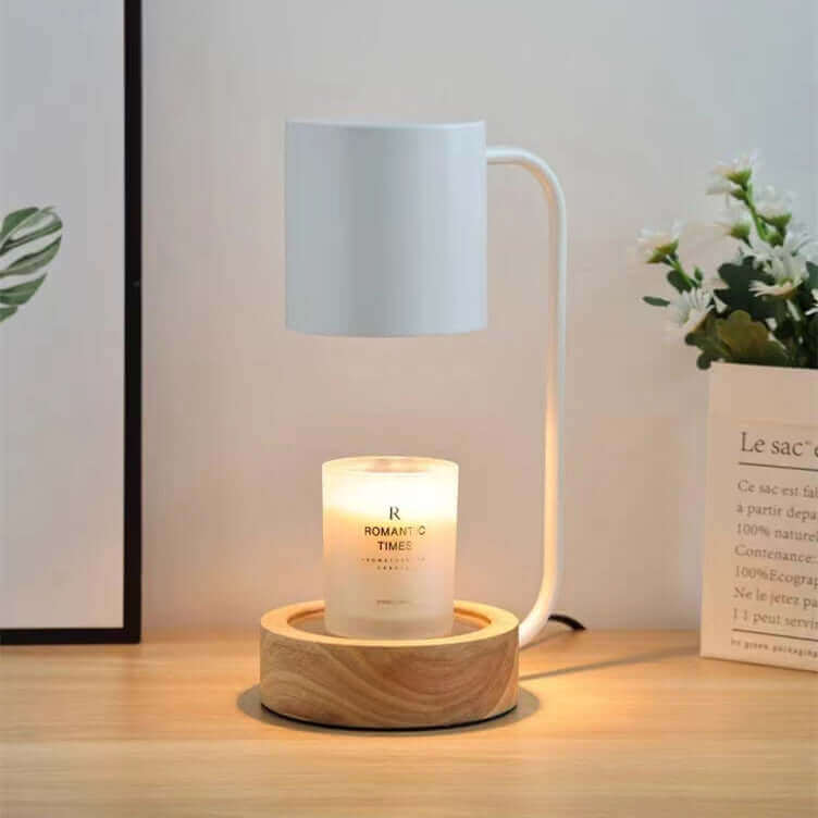 Slaapkamer Aromatherapie Lamp, Rookloze Kaars Tafellamp