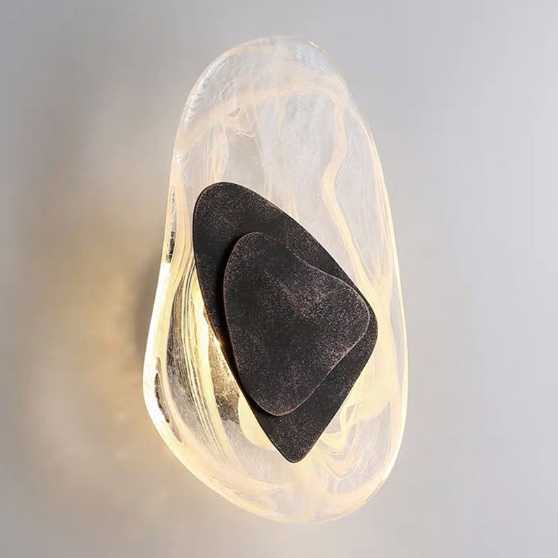 Moderne Nordic Wandlamp 1 Licht Glazen Muurbevestiging Verlichting Luxe Wandlamp voor Slaapkamer