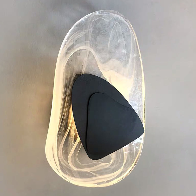 Moderne Nordic Wandlamp 1 Licht Glazen Muurbevestiging Verlichting Luxe Wandlamp voor Slaapkamer