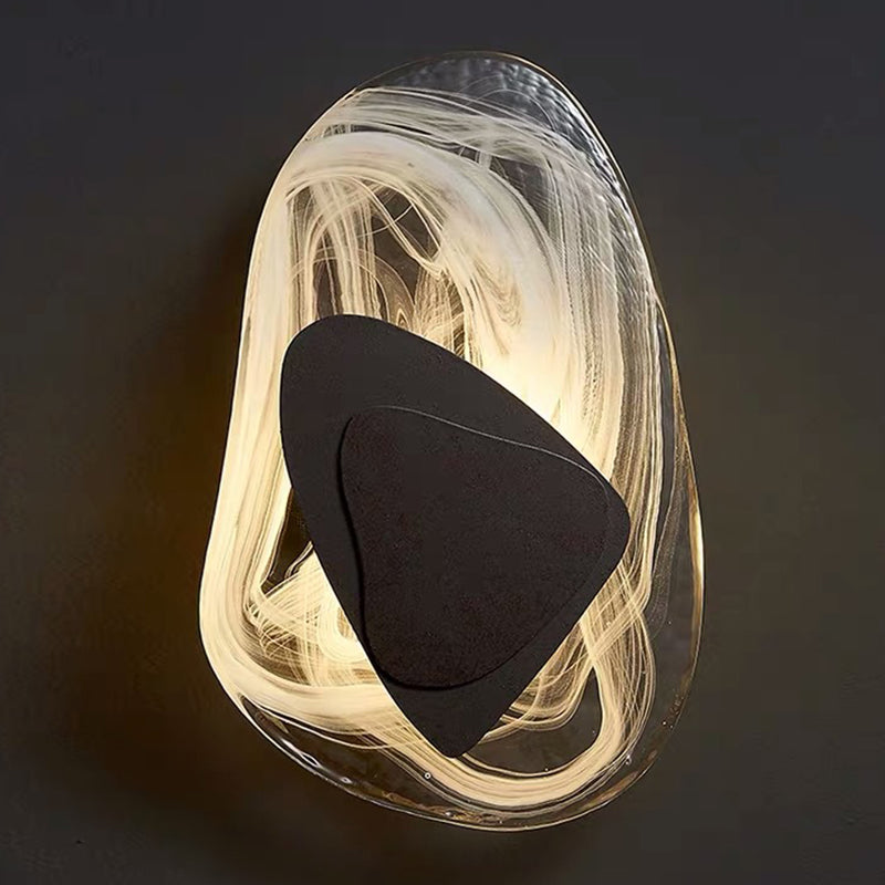 Moderne Nordic Wandlamp 1 Licht Glazen Muurbevestiging Verlichting Luxe Wandlamp voor Slaapkamer