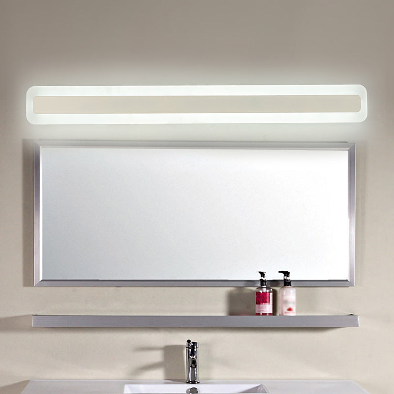 Rechthoekige Acryl LED Wandmontage Lichtarmatuur Nordic Waterproof Vanity Wandlamp voor Badkamer