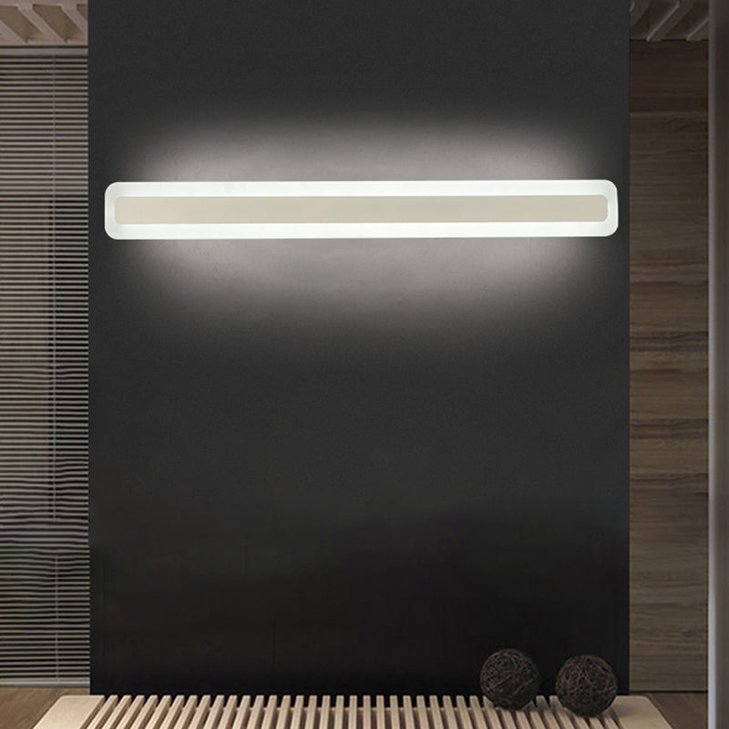 Rechthoekige Acryl LED Wandmontage Lichtarmatuur Nordic Waterproof Vanity Wandlamp voor Badkamer