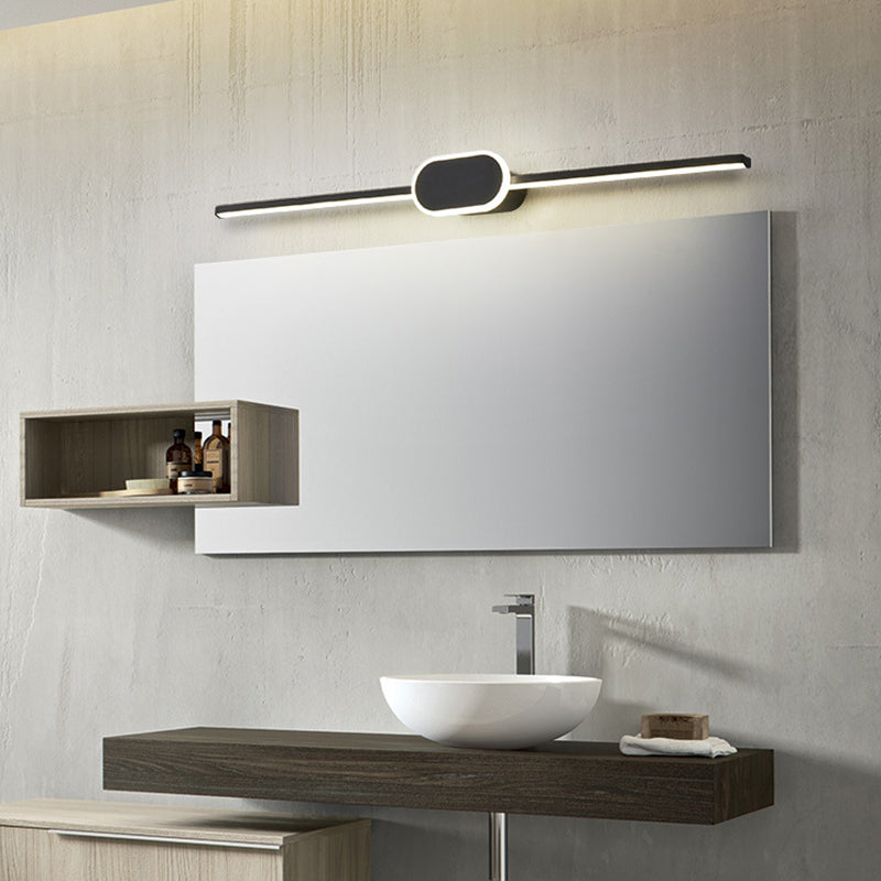 Lineaire Wandlamp Vanity Moderne Minimalistische Stijl Metalen Enkele Vanity Lamp